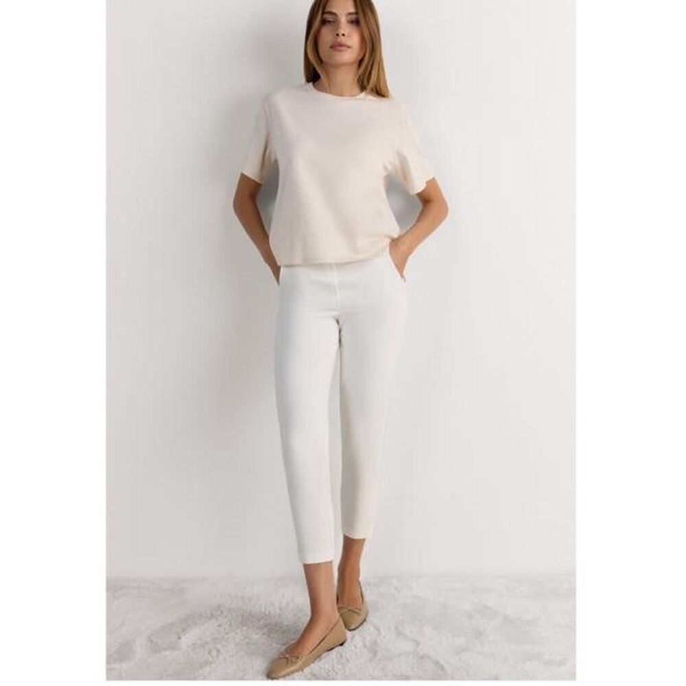 Reformation Women's White and Cream Blouse
